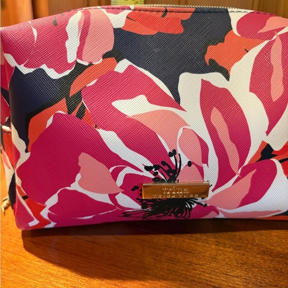 Trina Turk Pink Floral Women's Toiletry Bag - Picture 6 of 12